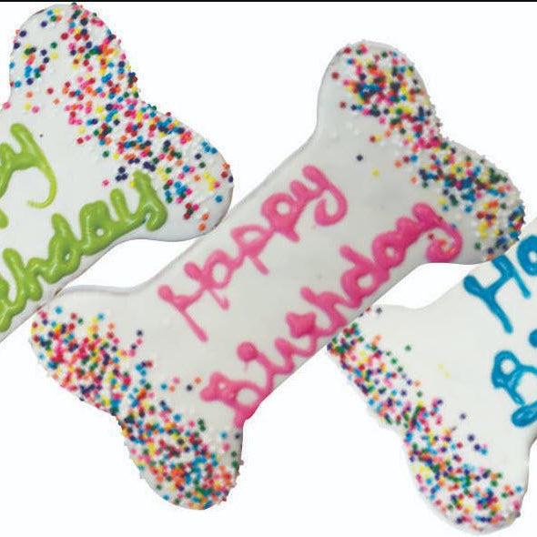 Preppy Puppy Birthday Bone