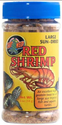 Zoo Med Jumbo Freeze dried Red Shrimp .5 oz