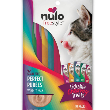 Nulo Freestyle Perfect Purees Grain-Free Cat Food Topper/Treat Variety