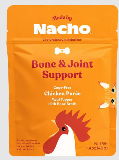 Nacho Bone & Joint Support Chicken Meal Top with Bone Broth Pouch 1.4oz
