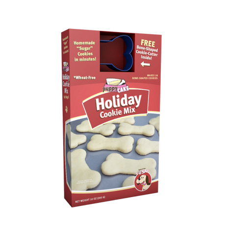 Puppy Cake Holiday Cookie Mix - Mr Mochas Pet Supplies