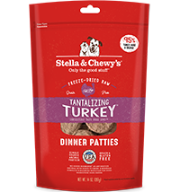 Stella & Chewys Dog FD Dinner Patties Tantalizing Turkey