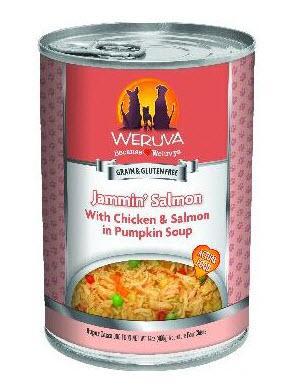Weruva Dog Can Chicken and Salmon in pumpkin soup - Jammin Salmon