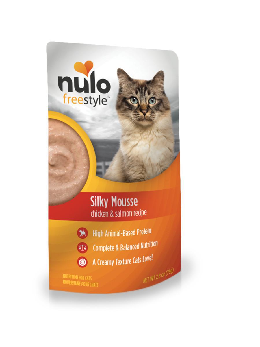 Nulo Cat Silky Mousse Cat Food Chicken Salmon 2.8 oz - Mr Mochas Pet Supplies