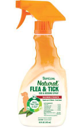 Tropiclean Natural Flea & Tick Spray 16 oz