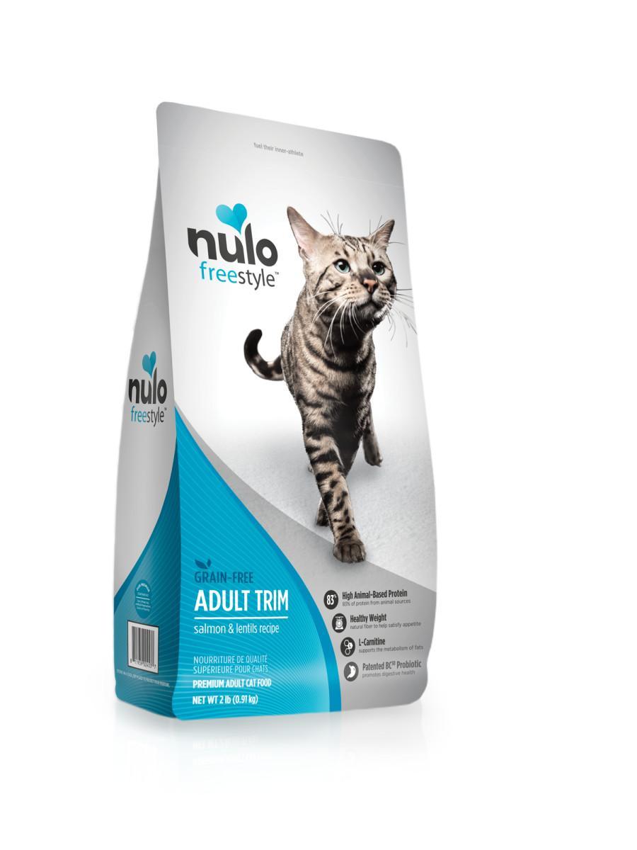 Nulo Adult Trim Cat Grain-Free Salmon & Lentils Dry Cat Food 2# - Mr Mochas Pet Supplies