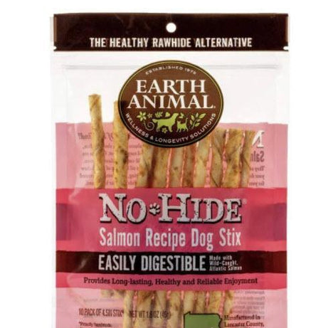 Earth Animal Dog Treat No Hide Salmon Chew