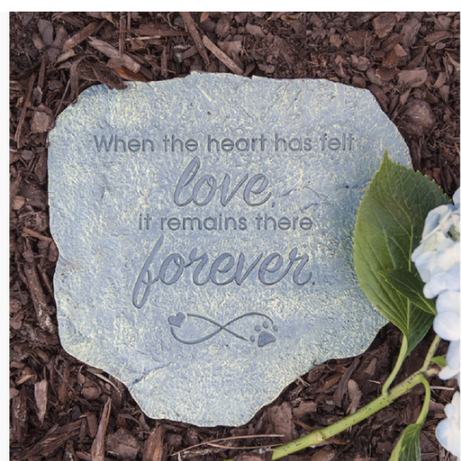 When The Heart Has Felt Love Memorial Stone