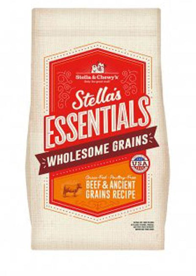 Stella & Chewys Essentials Grass-Fed Beef with Ancient Grains Recipe Dog Food
