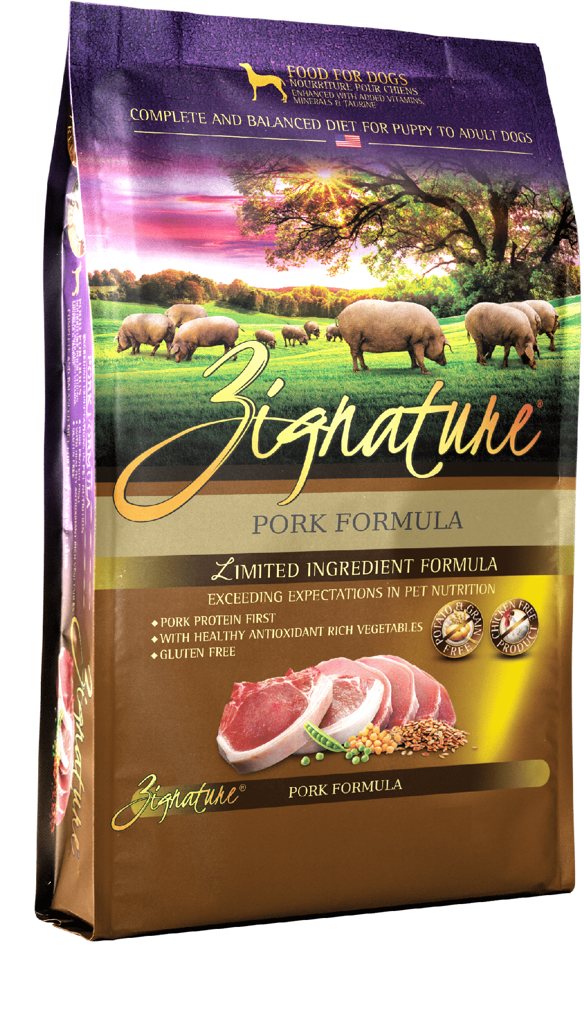Zignature Dog Pork Formula - Mr Mochas Pet Supplies