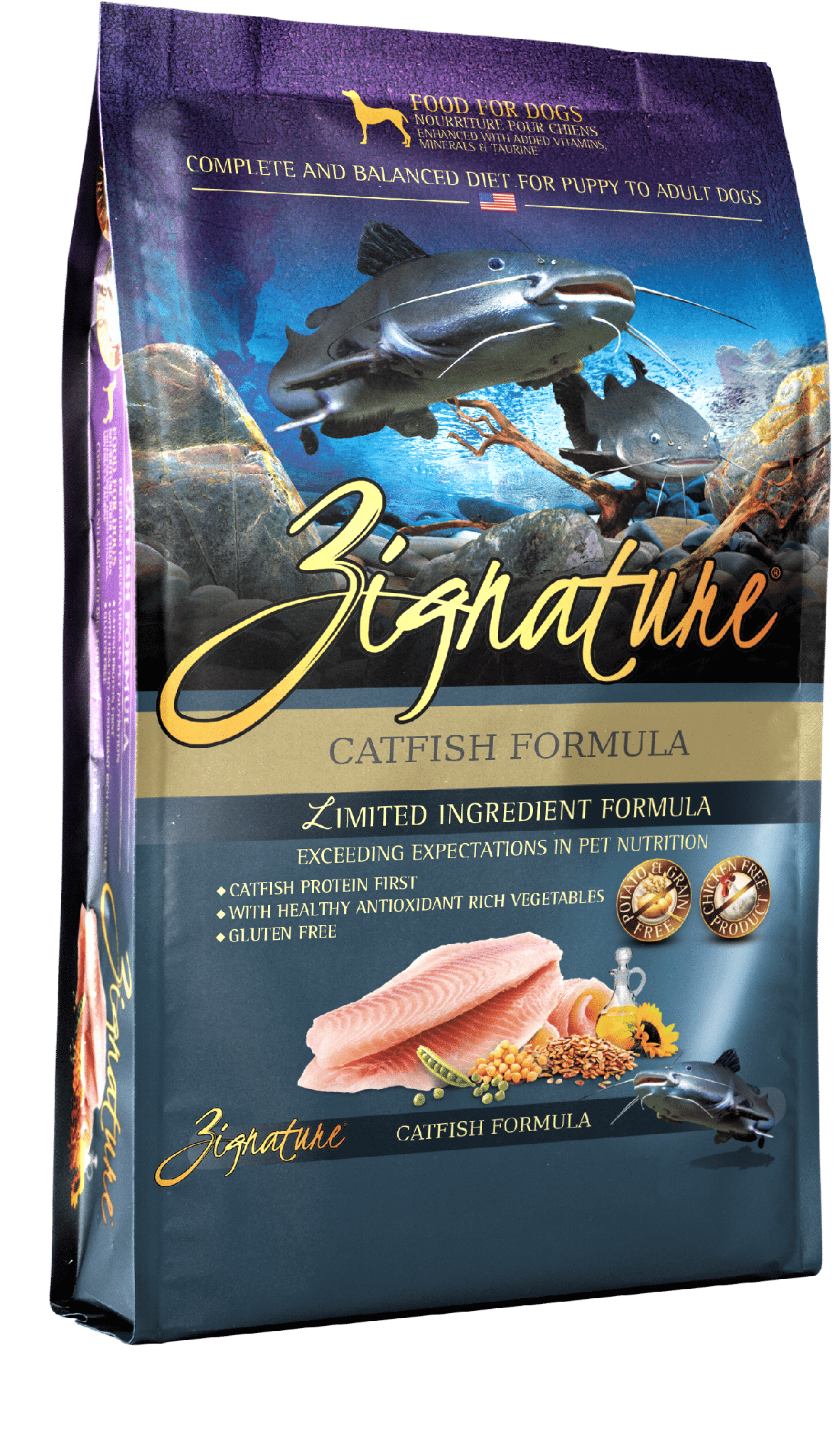 Zignature Dog Catfish - Mr Mochas Pet Supplies