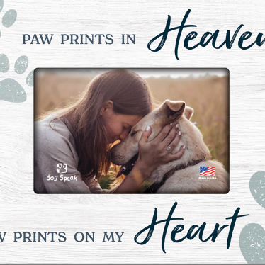 Paw Prints on My Heart Frame