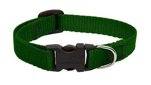 Lupine 1/2in Green 10-16 Adj Collar - Mr Mochas Pet Supplies