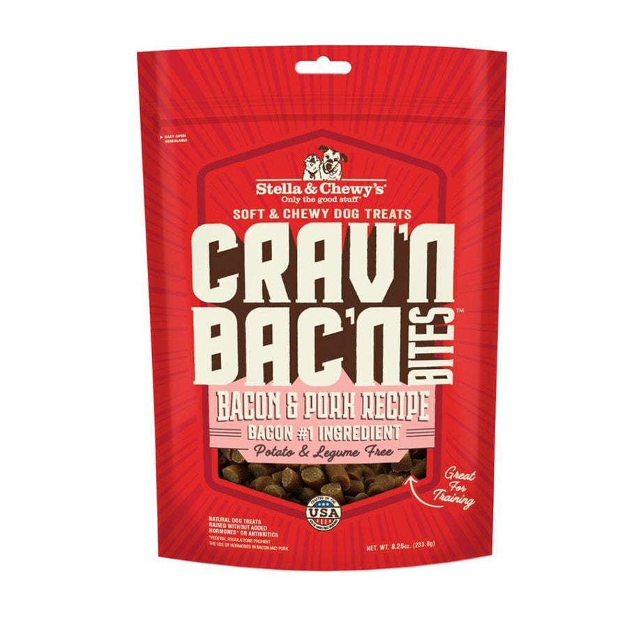 Stella & Chewys Treat Crav'N Bites Bacon Pork 8.25oz