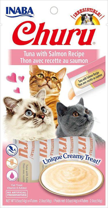 Ciao Cat Churu Purees Tuna with Salmon 2 oz - Mr Mochas Pet Supplies