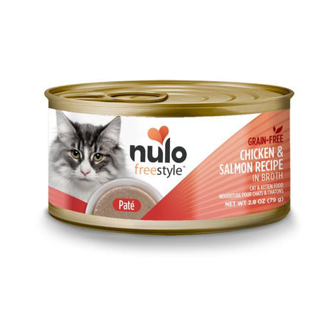 Nulo Freestyle Cat & Kitten Can Pate Chicken & Salmon 2.8oz