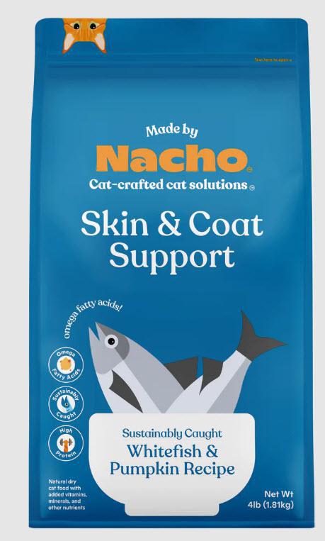 Nacho Skin & Coat Support Sustainably Caught Whitefish & Pumpkin Cat