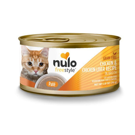 Nulo Freestyle Cat & Kitten Can Pate Chicken & Chicken Liver 2.8oz