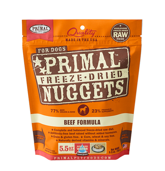Primal Dog FD Nugget Beef - Mr Mochas Pet Supplies