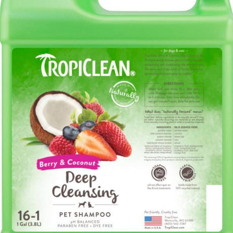 Tropiclean Shampoo Berry & Coconut Gal