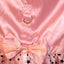 Pink satin dress with layered skirt with stars, D ring. - Mr Mochas Pet Supplies