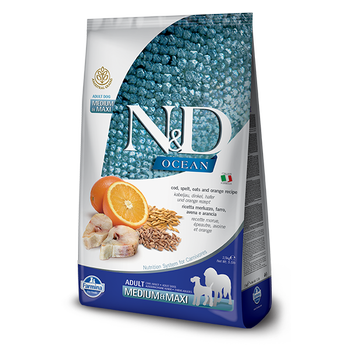 Farmina Dog Dry ANCESTRAL GRAIN Codfish & Orange Medium Maxi