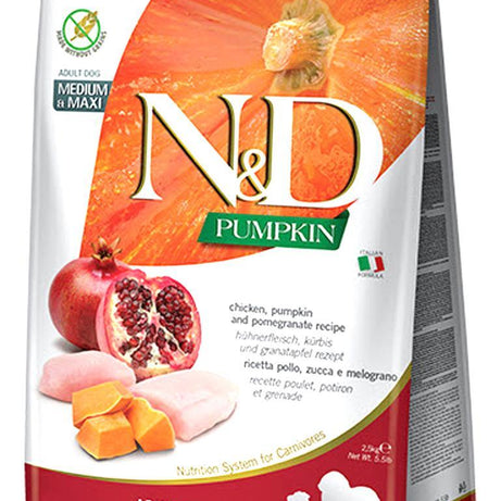 Farmina Dog Dry PUMPKIN GF Chicken & Pomegranate Medium Maxi