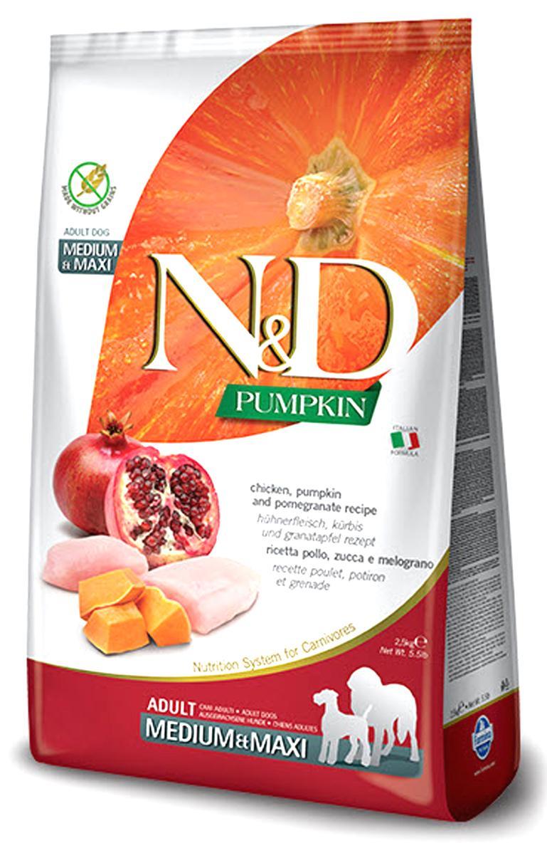 Farmina Dog Dry PUMPKIN GF Chicken & Pomegranate Medium Maxi