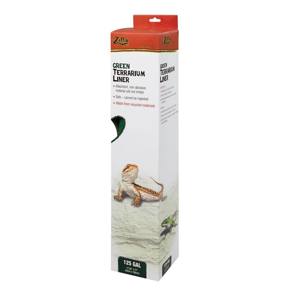 Zilla Reptile Terrarium Liners Green