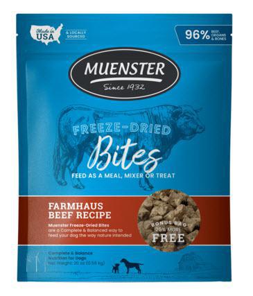 Muenster Dog Treat FD Bites Beef
