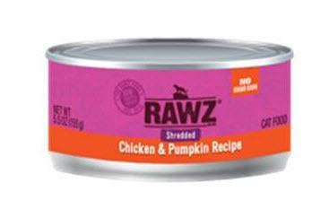 Rawz Cat Can GF Shredded Chicken & Pumpkin