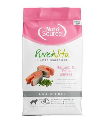 Pure Vita Dog Dry GF Salmon & Peas