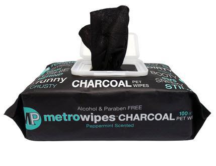 Metro Paws Metro Wipes Charcoal