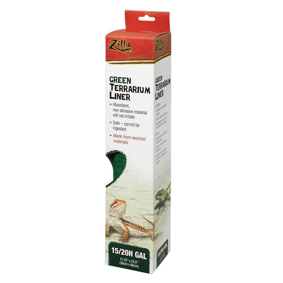 Zilla Reptile Terrarium Liners Green