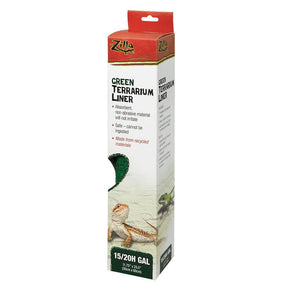 Zilla Reptile Terrarium Liners Green