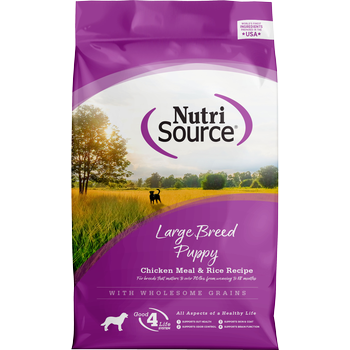 NutriSource Dog Dry Puppy Chicken & Rice Large Breed - Mr Mochas Pet Supplies