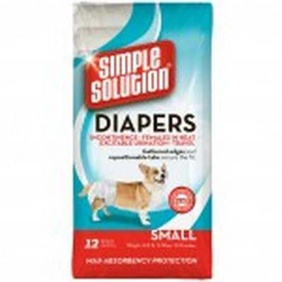 Simple Solutions Disposable Diapers X-Small / Toy, 12 pack - Mr Mochas Pet Supplies