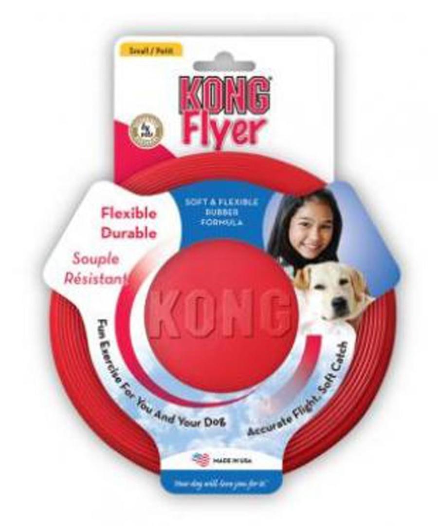 KONG Flyer Dog Toy Red - Mr Mochas Pet Supplies