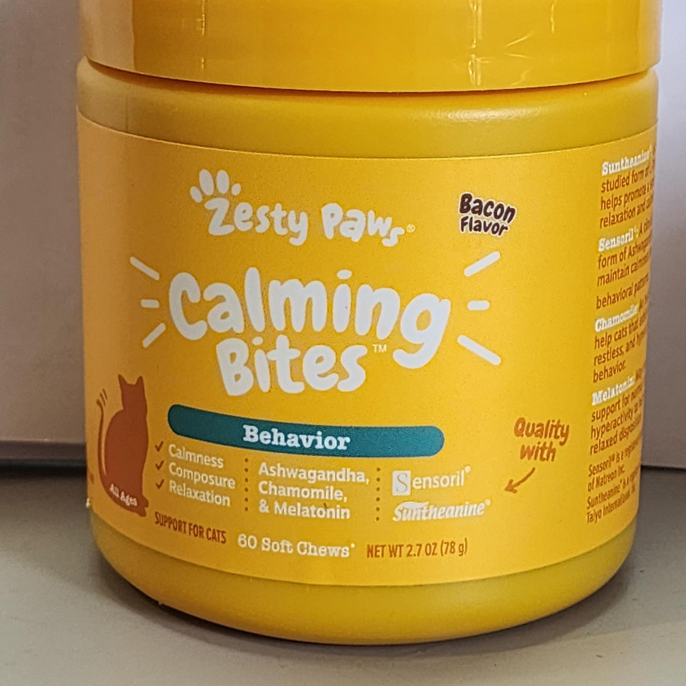 Zesty Paws Calming Bites Cat 60 ct