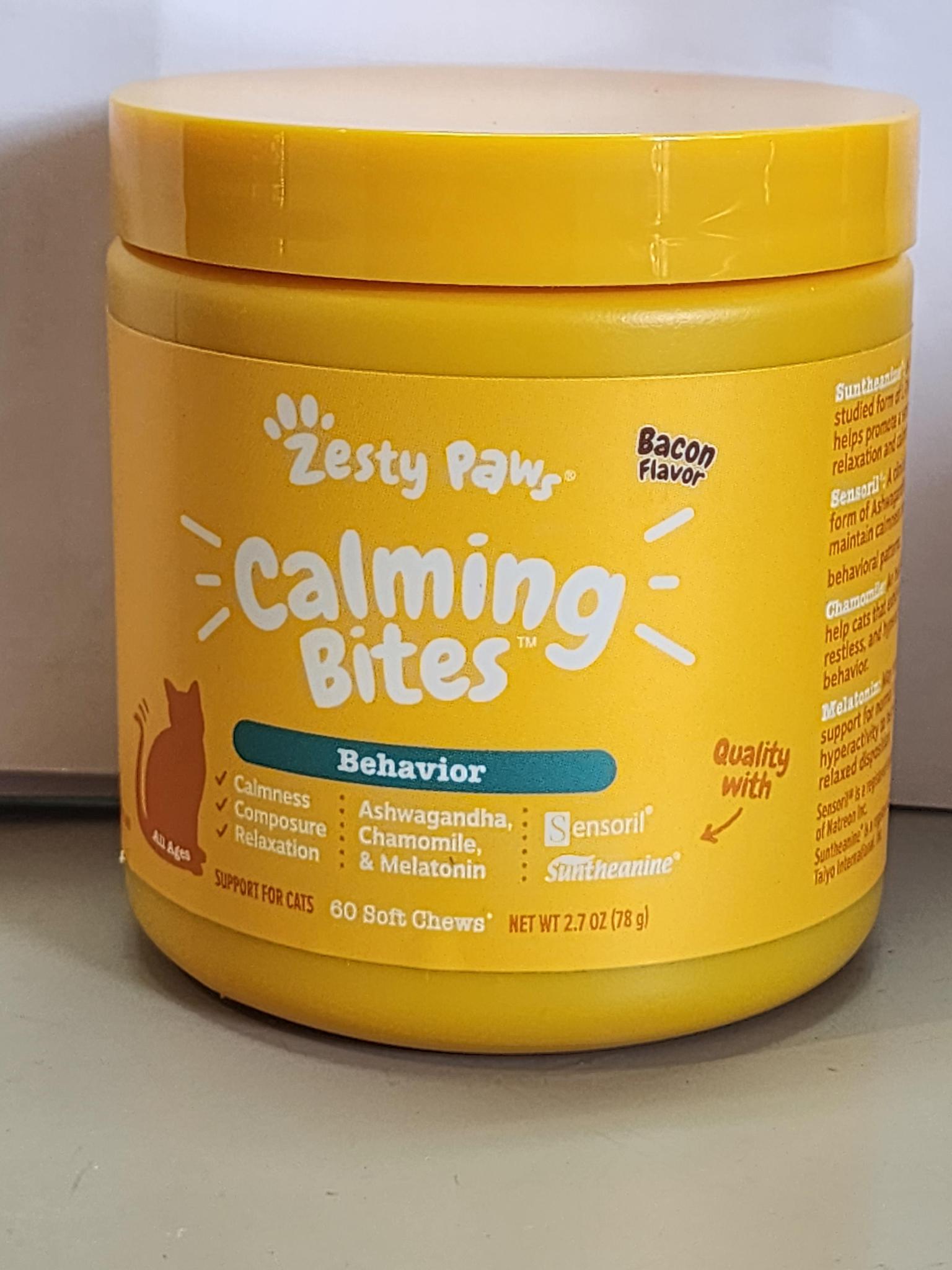 Zesty Paws Calming Bites Cat 60 ct