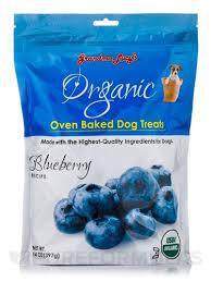 Grandma Lucy's Dog Treats Organic Baked Blueberry 14 oz - Mr Mochas Pet Supplies