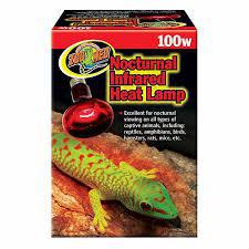 Zoo Med Nocturnal Infrared Heat Lamp 100wt - Mr Mochas Pet Supplies