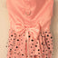 Pink satin dress with layered skirt with stars, D ring. - Mr Mochas Pet Supplies
