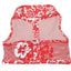 Red Hibiscus Cool Mesh Harness Hawaiian Hibiscus - Doggie Design