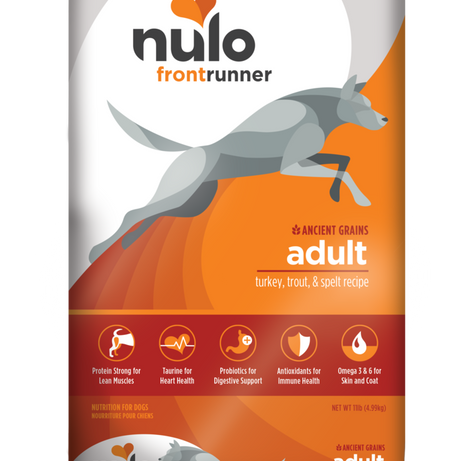 Nulo Frontrunner High-Meat kibble Turkey, Trout & Spelt Recipe